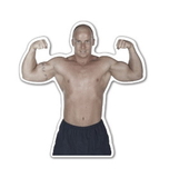 Custom Man Flexing Biceps Magnet (7.1-9 Sq. In. & 30mm Thick)