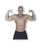Custom Man Flexing Biceps Magnet (7.1-9 Sq. In. & 30mm Thick), Price/piece