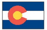 Custom Nylon Colorado State Indoor/ Outdoor Flag (5'x8')