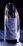 Custom Crystal Rainbow Slant Cylinder (3-3/8"x1-3/8"), Price/piece
