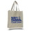 Custom Jumbo Canvas Shopper -- Natural Color Bags, 14" W x 17" H x 7" D, Price/piece