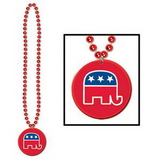Custom Beads With Republican Medallion, 33