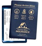 Custom Arrive Alive Vinyl Insurance ID Card Holder (4