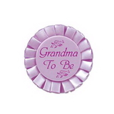 Custom Grandma to Be Satin Button, 3 1/2