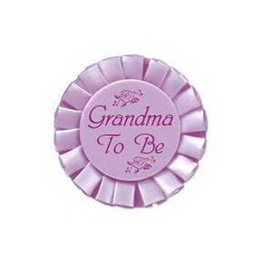 Custom Grandma to Be Satin Button, 3 1/2" Diameter