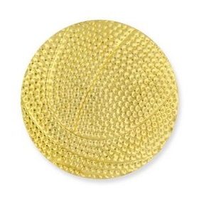 Blank Gold Basketball Pin, 1" W