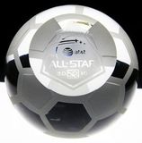 Custom Etched Glass Soccer Ball Paperweight Award