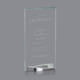 Custom Salerno Award - Starfire/Aluminum 10