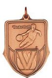 Custom 100 Series Stock Medal (Male Basketball Player) Gold, Silver, Bronze