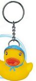 Custom Rubber Bonnet Duck Keychain