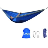 Custom Portable Double Person Camping Hammock Swing Bed w/ Carry Bag, 118 1/10