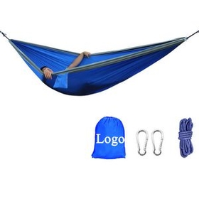 Custom Portable Double Person Camping Hammock Swing Bed w/ Carry Bag, 118 1/10" L x 78 3/4" W