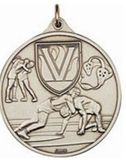 Custom 400 Series Stock Medal (Wrestling) Gold, Silver, Bronze