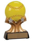 Custom Softball Shooting Star Resin Trophy (5