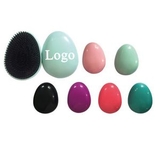 Custom Portable Egg Shaped Massage Hair Comb, 3 1/2