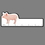 Custom 6" Ruler W/ Full Color Pig - Standing (Left Side View), Price/piece