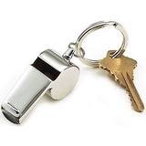 Custom Stainless Steel Coach Whistle Key Chain
