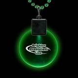 Custom Jade Green Light-Up Medallion