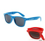 Custom Colorful Foldable Sunglasses, 5 5/8