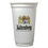 Custom Digital 20 Oz. Economy White Plastic Cup, Price/piece