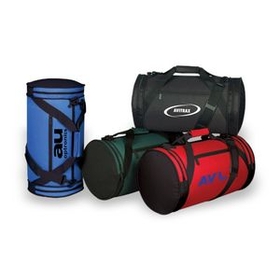 Custom Polyester Roll Bag, Travel Bag, Gym Bag, Carry on Luggage Bag, Weekender Bag, Sports bag, 18" L x 10" W