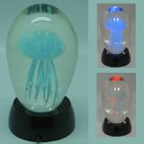 Custom Light-up Jelly Fish in Glass Rock (Screen printed)
