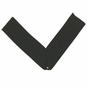 Blank Rp Series Domestic Neck Ribbon W/Eyelet (Black), 30" L X 1 3/8" W