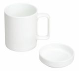 Custom 11 Oz. Cookie Cover Porcelain Mug, 4 1/4
