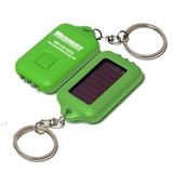 Custom Solar Flashlight Keychain v1 - Green, 2