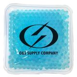 Custom Square Teal Hot/ Cold Pack with Gel Beads, 4