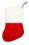 Blank 18" Red Plush Christmas Stocking, Price/100 pieces