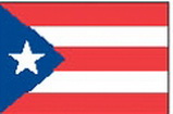 Custom Nylon Puerto Rico Indoor/ Outdoor Flag (5'x8')