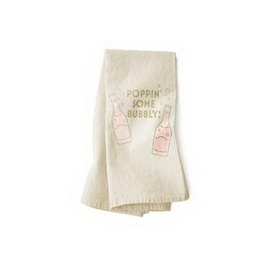Custom Continued Tipsy Towel, 28" W x 28" H