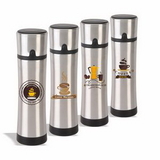 16 oz. Stainless Steel Vacuum Flask, Personalised Flask, Custom Logo Flask, Printed Flask, 10.25