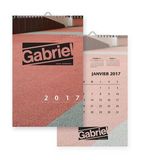 Large Wall Calendar w/ Ready to Print Custom Images (11 1/2