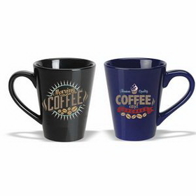 Coffee mug, 14 oz. Caf&#252 Mug , Ceramic Mug, Personalised Mug, Custom Mug, Advertising Mug, 4.5625" H x 3.875" Diameter x 2.5" Diameter