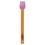 Custom Silicone Baster with Bamboo Handle - Purple, 11 3/4" L x 1 1/2" W x 1/4" Thick, Price/piece