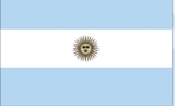 Custom Nylon Argentina Indoor/ Outdoor Flag (3'x5')