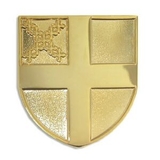 Blank Religious Pin - Episcopal Shield, 7/8