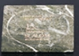 Custom Green Genuine Marble Square Coaster (3.75