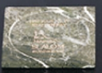 Custom Green Genuine Marble Square Coaster (3.75")