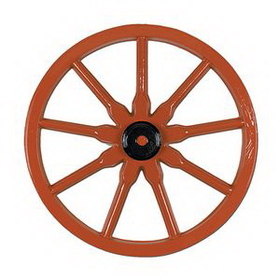 Custom Plastic Wagon Wheel, 23" Diameter