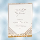 Custom Gold Jewel Mirage Acrylic Award (Small), 5