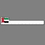 12" Ruler W/ Flag of United Arab Emirates, Price/piece