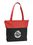 Custom Poly Pro 2-Tone Zippered Tote bag, Price/piece