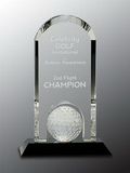 Custom Crystal Golf Arch Award, 5.5