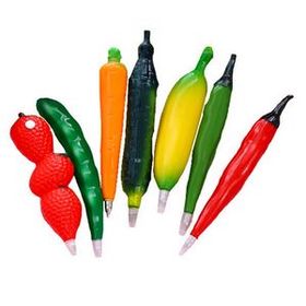 Custom Fruit pen with magnet, 6" L
