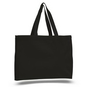 Blank Canvas Gusset Tote, 15" W x 12" H x 4" D