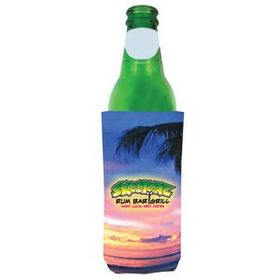 Custom 12 oz. Slim Bottle Cooler (Full Color), 3 3/4" W x 6" H x .125" Thick