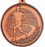Custom 500 Series Stock Medal (Male Cross Country) Gold, Silver, Bronze